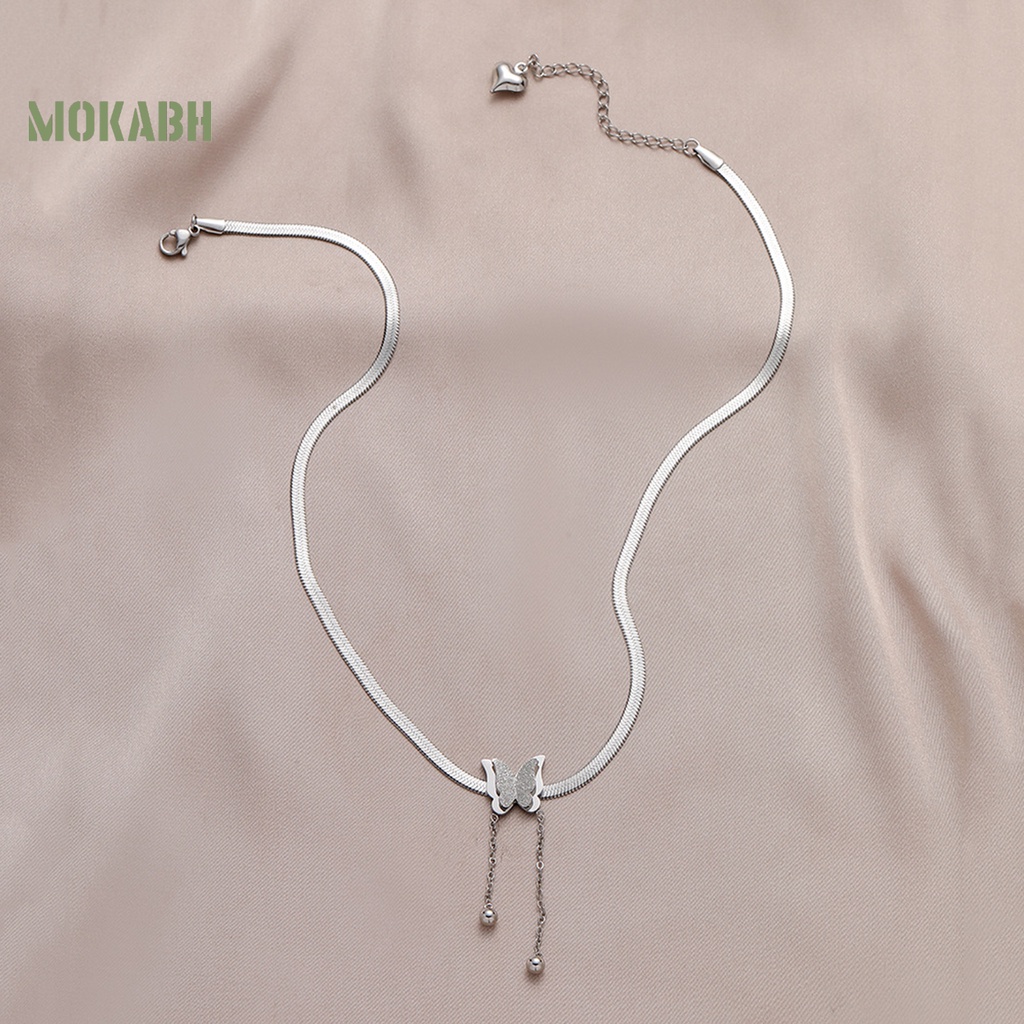 [Mới] Vòng cổ Mạ Điện Mặt Hình Bươm Bướm