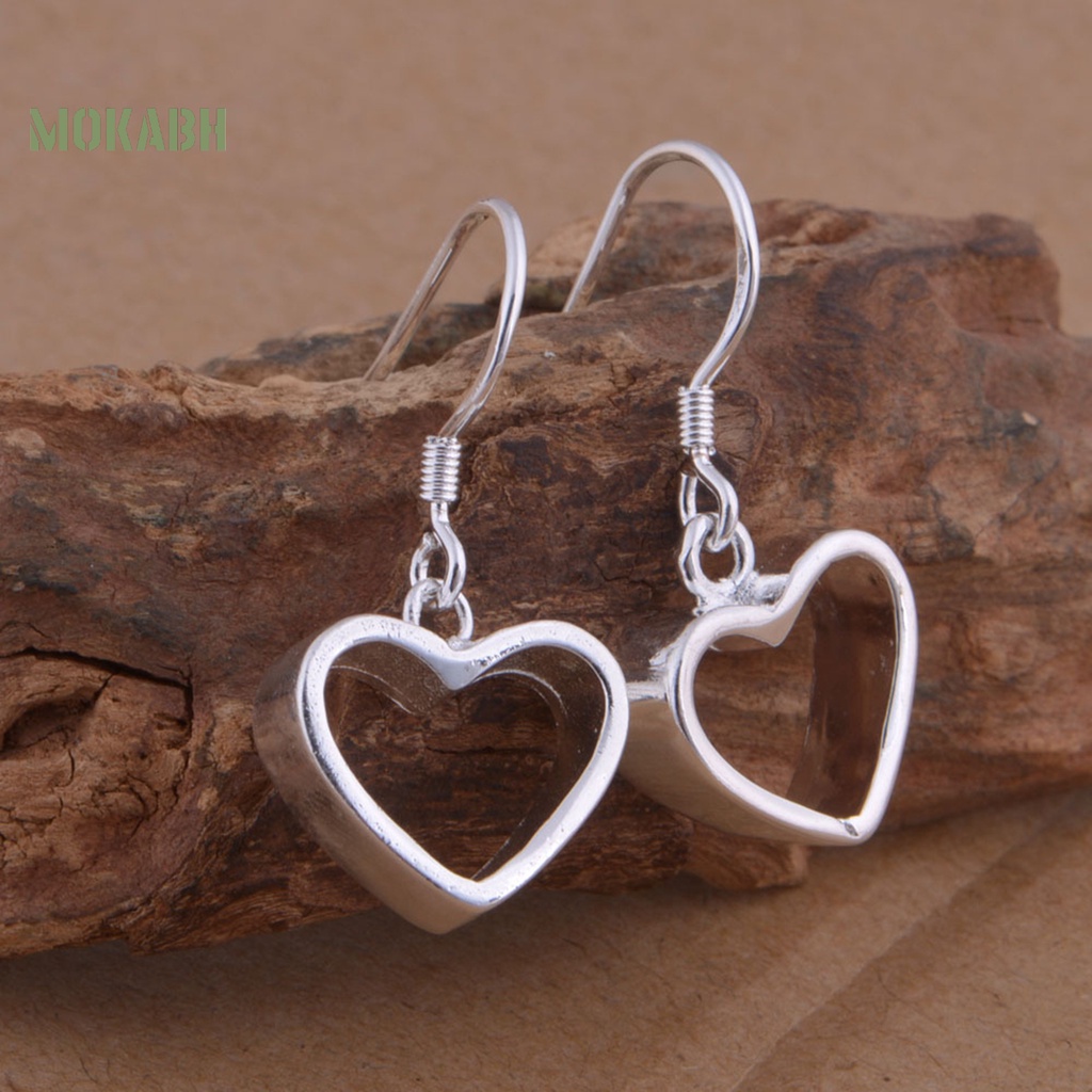 [Mới] Set 3 Món Trang Sức Hình Trái Tim Bằng Hợp Kim Tinh Tế Quyến Rũ Dễ Phối Đồ Làm Quà Tặng Kỷ Niệm Cho Nữ