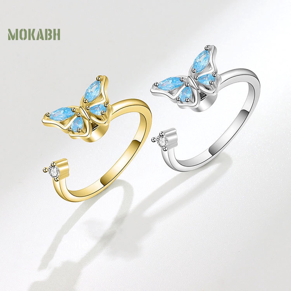 Vòng Hở Ngón Hình Bướm / Mèo Dễ Thương Dùng Trang Trí