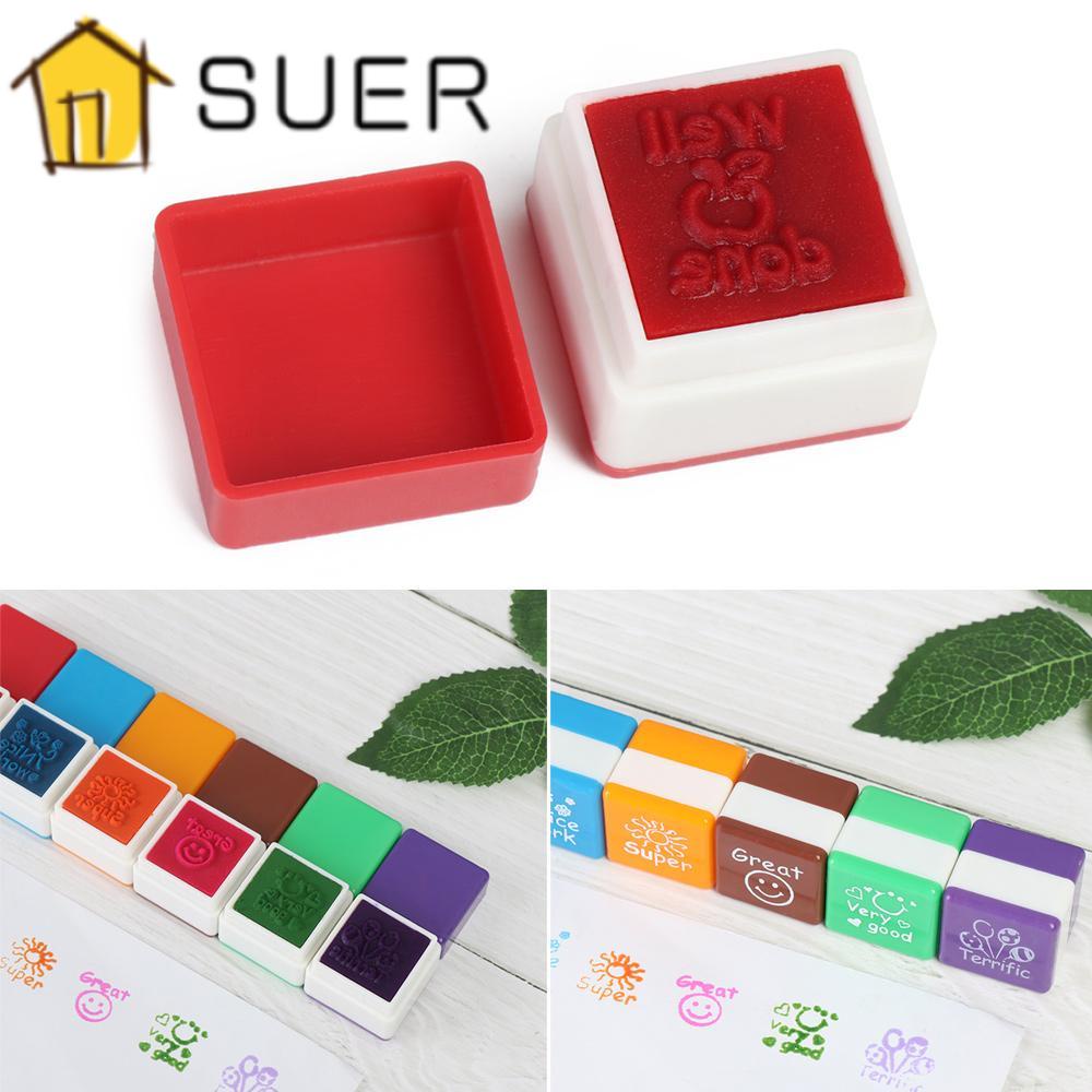 Bộ 6 Con Dấu Dùng Làm Đồ Thủ Công Cho Trẻ Mẫu Giáo