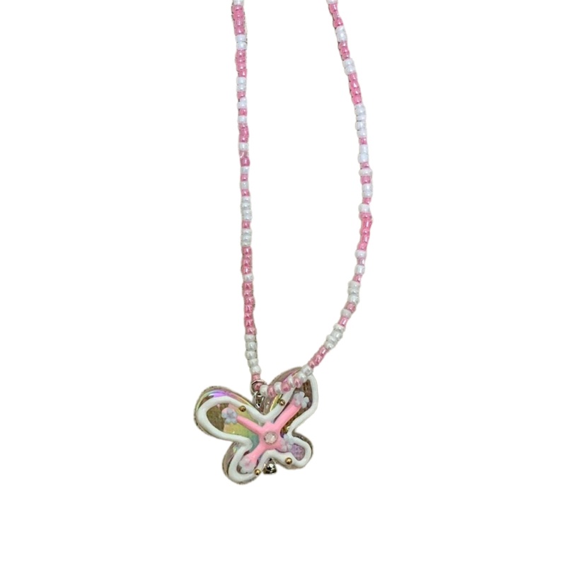 Vòng Cổ Choker Mặt Hình Bướm Dễ Thương