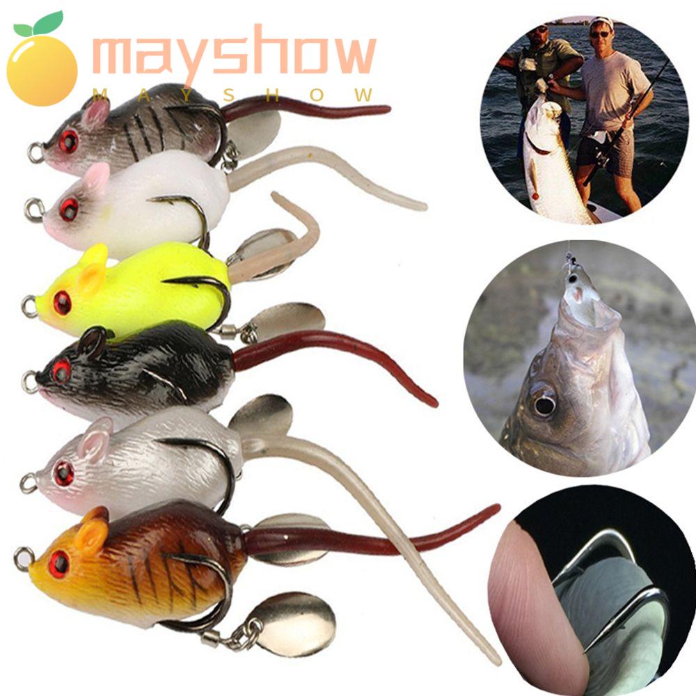Mồi Câu Cá Giả Hình Chuột MAYSHOW 5.5cm / 10.5g Mềm Mại Sống Động Như Thật