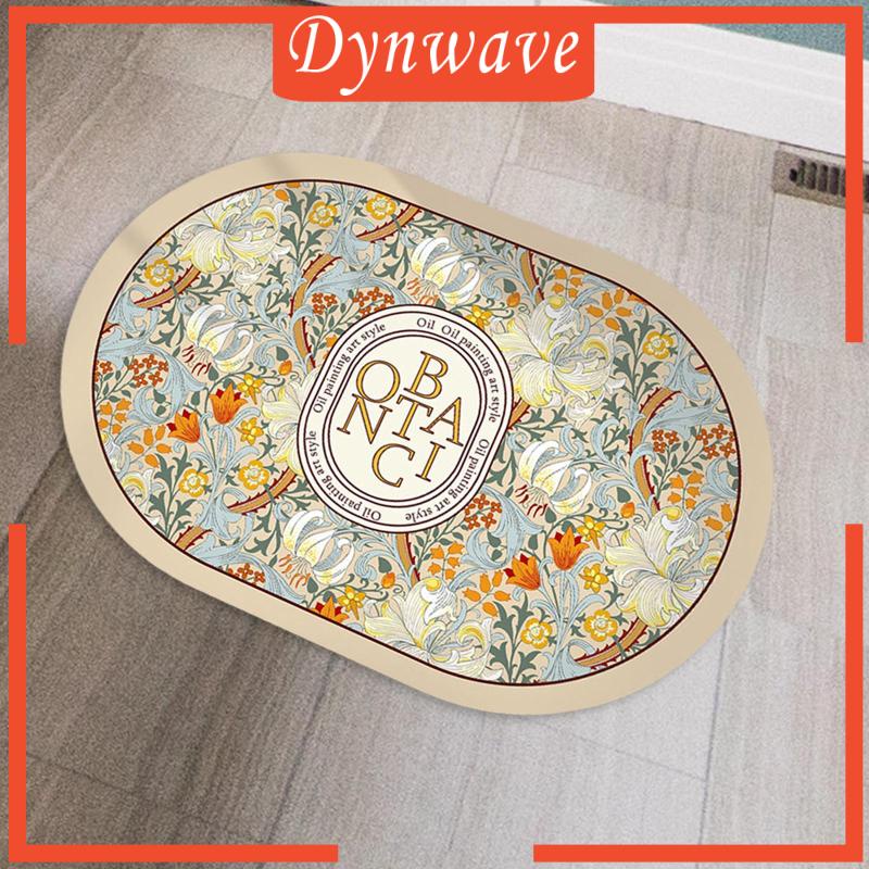 Thảm Lót Sàn Nhà Tắm Chống Trượt Hình Oval Thấm Hút Nước