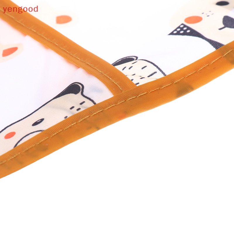 Yếm Ăn Tay Dài Chống Thấm Nước Có Túi Dành Cho Trẻ Em Mới Tập Đi