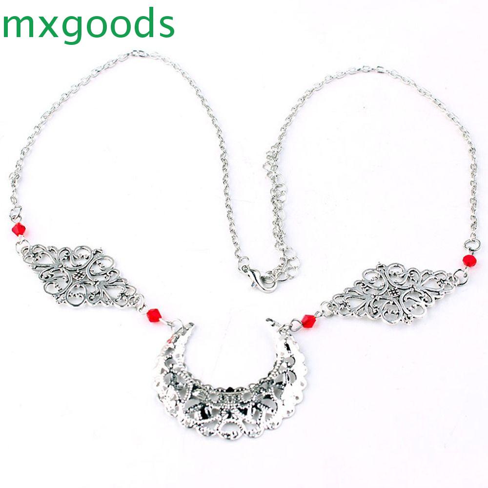 Băng Đô Cài Tóc Hợp Kim Hình Mặt Trăng Phong Cách Vintage Cho Nữ