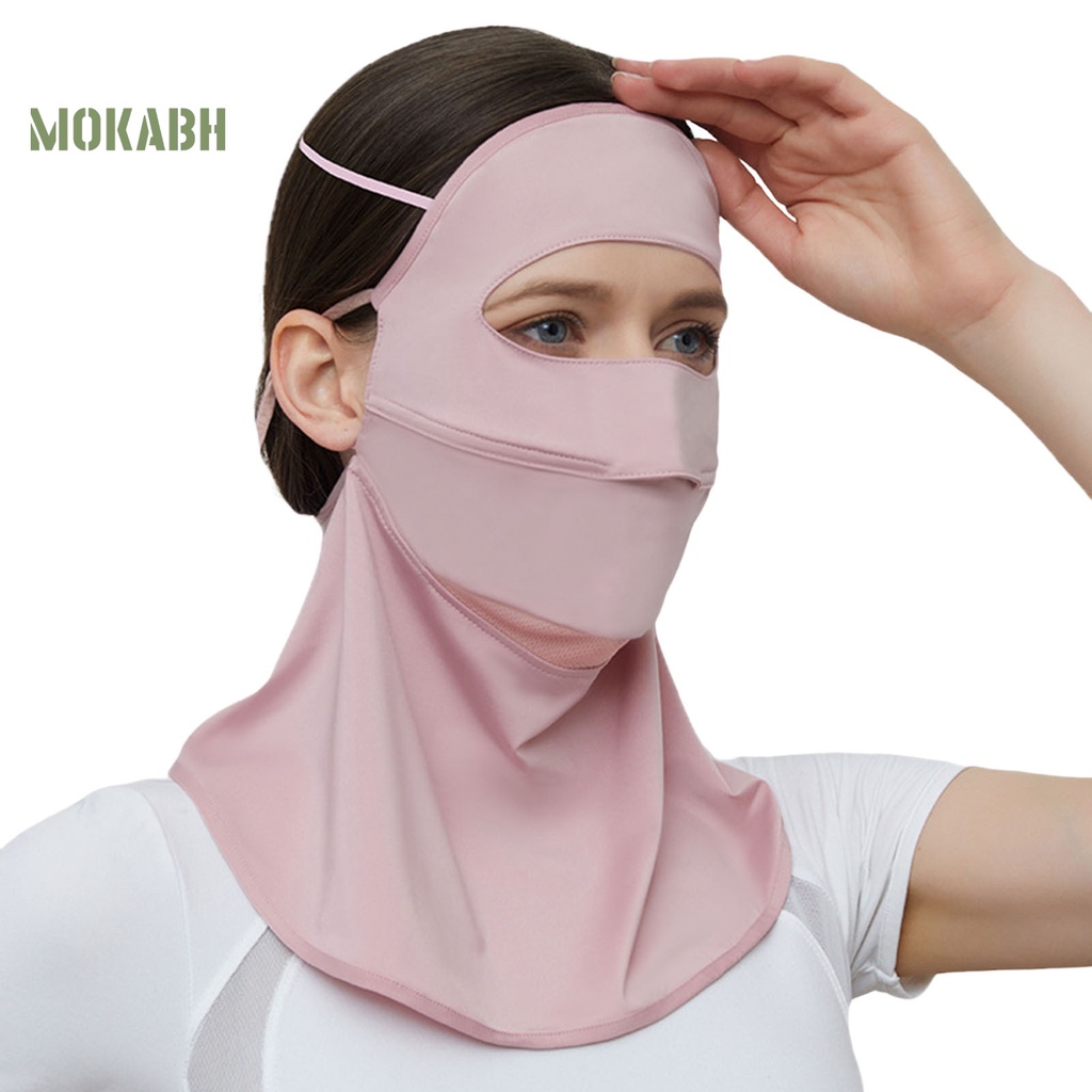Khẩu Trang Chống Nắng Mok Abh Thân Thiện Với Làn Da Chống Rơi Và Tia UV Có Thể Điều Chỉnh