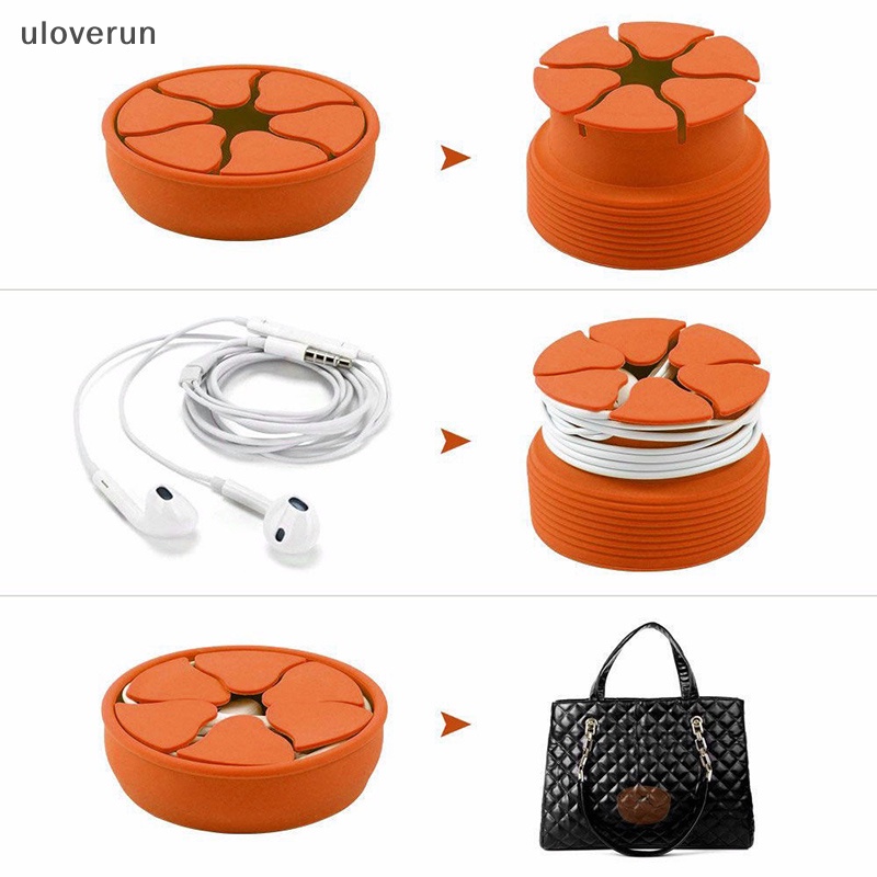 Hộp Silicon Mini Đựng Dây Cáp Tai Nghe Tiện Dụng