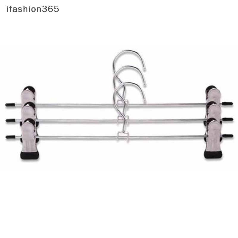 10 Thanh treo móc quần áo Bằng Thép Không Gỉ Chống Trượt Có Thể Điều Chỉnh Tiện Dụng ifashion365