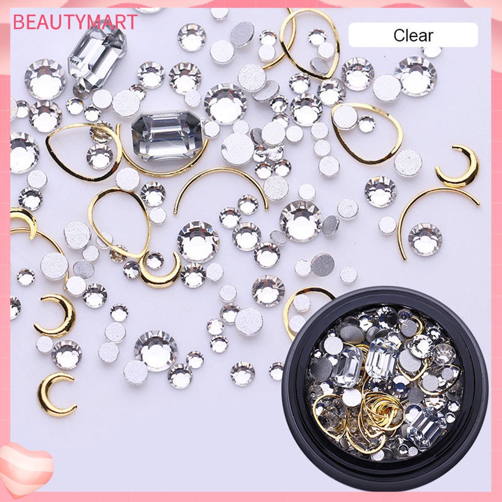 Hộp Phụ Kiện Trang Trí Móng Nghệ Thuật Bằng Hợp Kim 3D