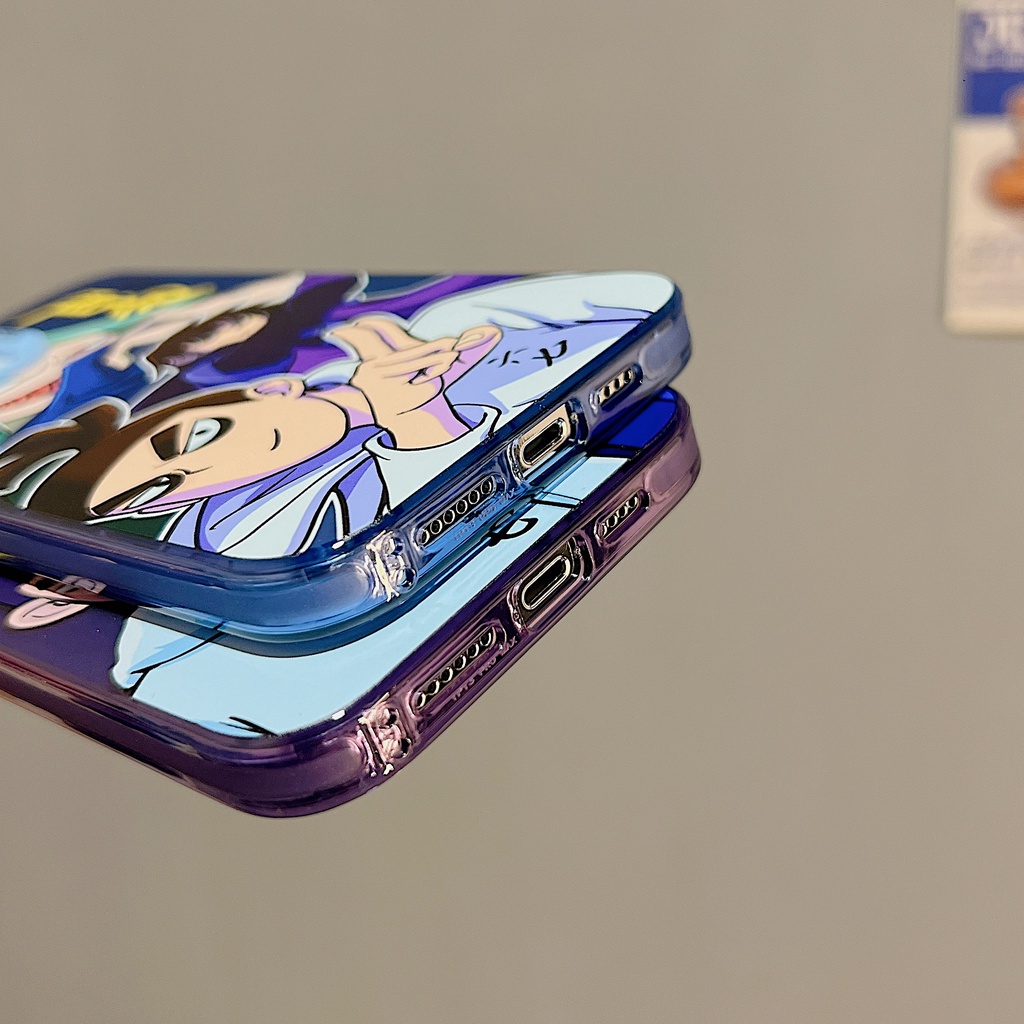 Ốp Điện Thoại TPU Mềm Trong Suốt Chống Sốc Họa Tiết Hoạt Hình Cho iPhone 11 13 12 14 Pro Max