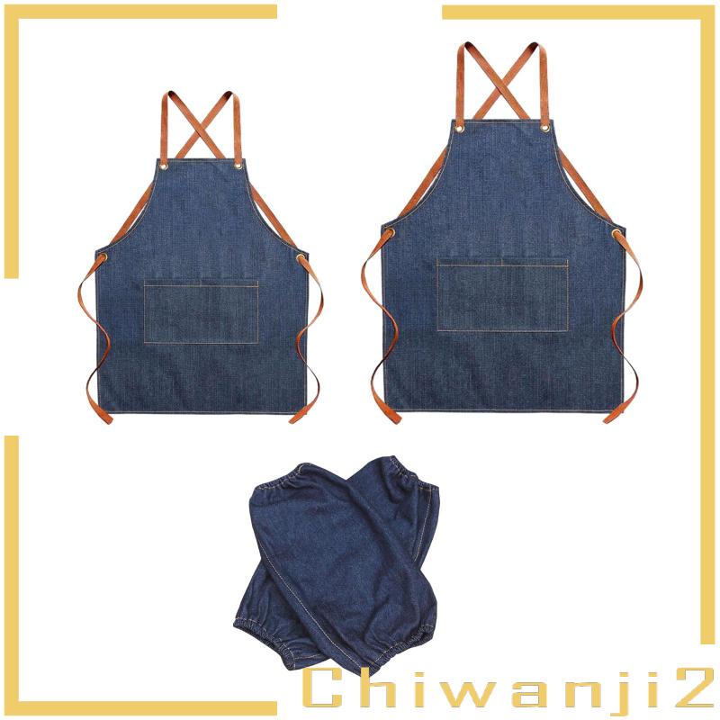 [Chiwanji2] Tạp Dề Đầu Bếp / Làm Tóc Đa Năng Cho Người Lớn Và Trẻ Em Quán Cà Phê / Bar