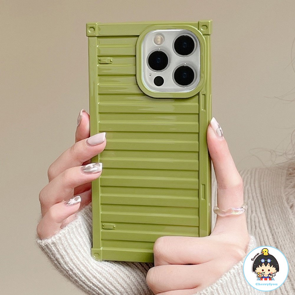 Ốp Điện Thoại TPU Dẻo Hình Vuông Màu Sắc Ngọt Ngào Chống Sốc Cho IPhone 11 12 13 14 Pro Max