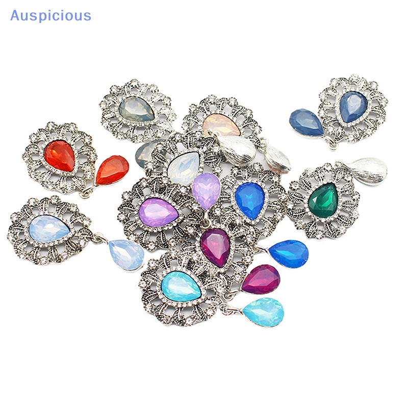 Trâm Cài Áo Hình Giọt Nước Đính Đá Sáng Tạo DIY