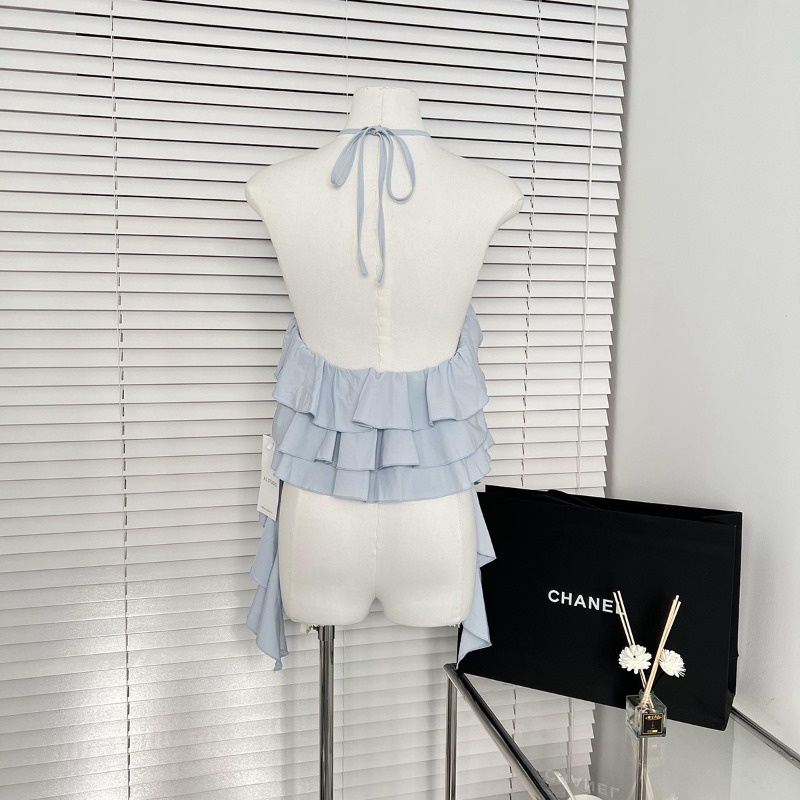 Áo Lửng Hai Dây Họa Tiết Hoa Hồng Thời Trang Quyến Rũ Dành Cho Nữ