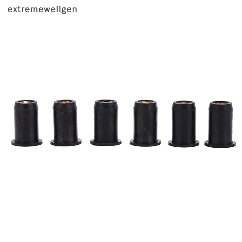 Bộ 6 Đinh Tán m6 Màu Đen Chuyên Dụng Cho Câu Cá / Thuyền