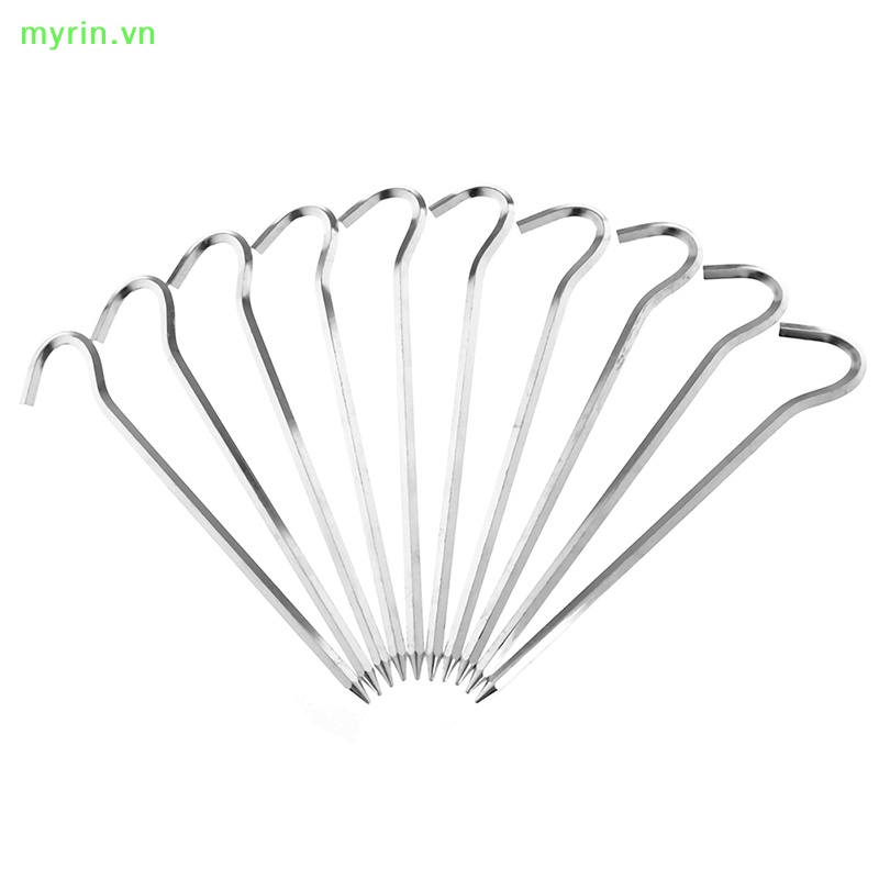 Set 10 Cọc Dựng Lều Bằng Hợp Kim Nhôm Chất Lượng Cao