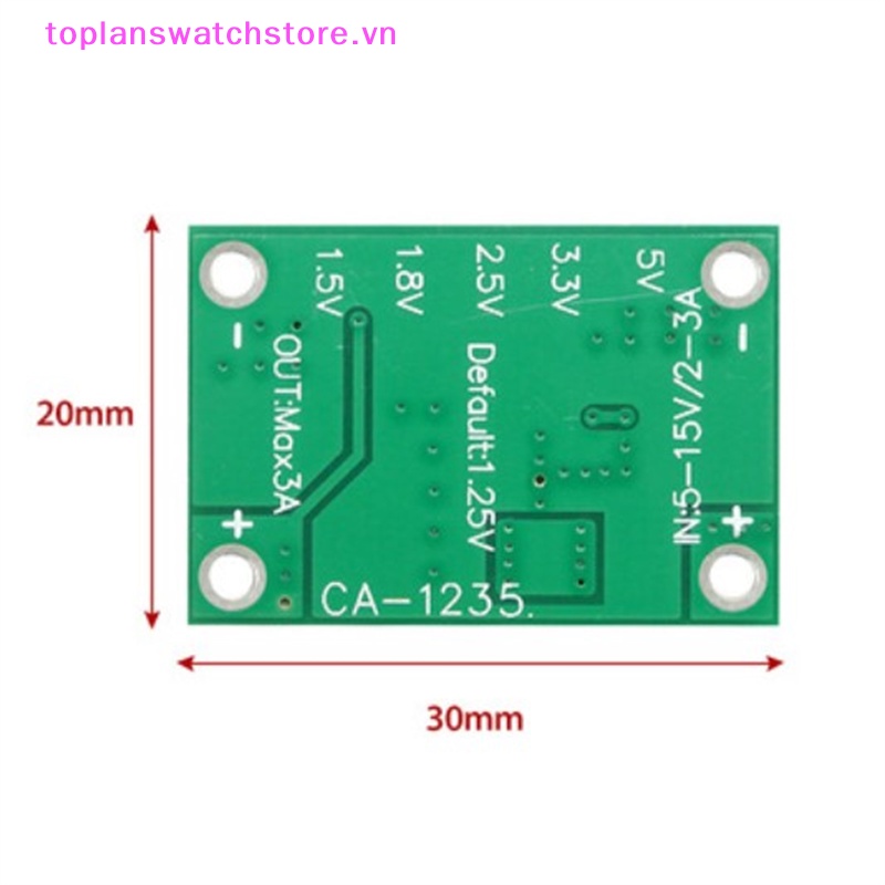 Bảng Mạch Hạ Áp DC 5~16v Xuống 1.25v 1.5v 1.8v 2.5v 3.3v 5v 3A