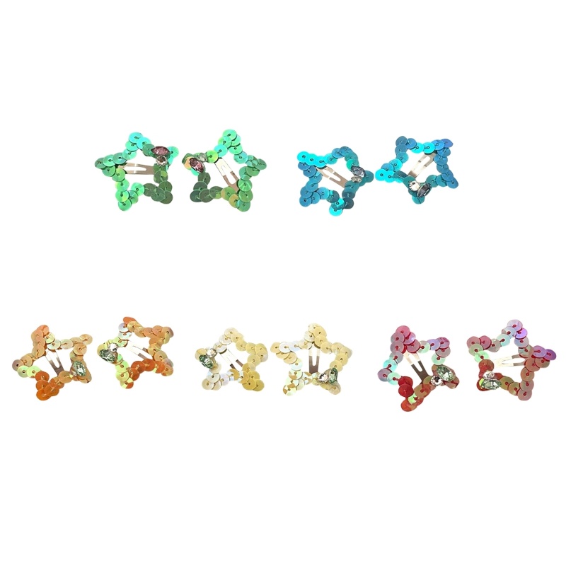 Kẹp Tóc Hình Ngôi Sao Lấp Lánh Bằng Hợp Kim Y2k Dành Cho Thanh Thiếu Niên