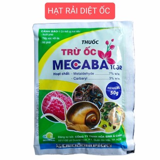 Bả diệt ốc Mecaba 10g dạng hạt rải, rất hiệu quả
