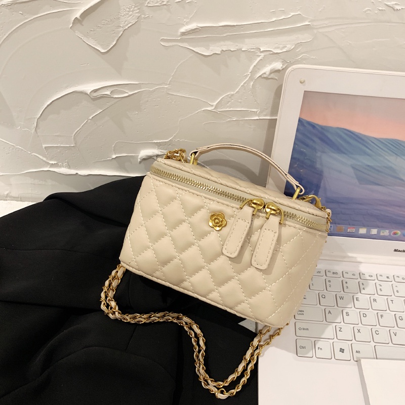 Túi Đeo Chéo Dây Xích Đính Đá Kim Cương Thời Trang Dành Cho Nữ