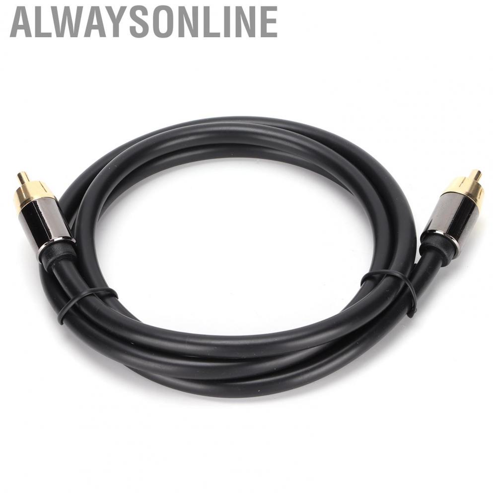 Alwaysonline 1m 1 Male To Subwoofer Digital Coaxial Cable Lead Audio Video