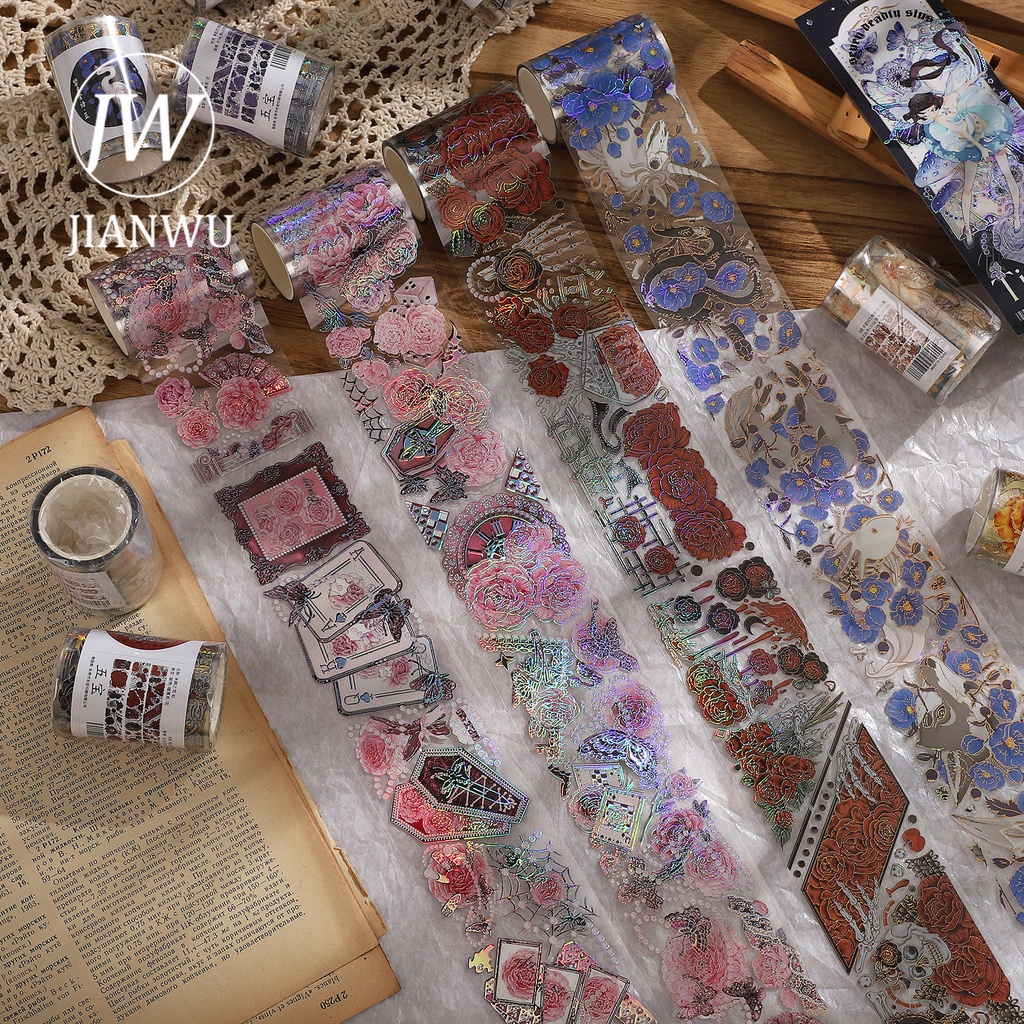 Cuộn Băng Keo Màu Vàng Sáng Bóng 200cm / 300cm Dùng Trang Trí DIY