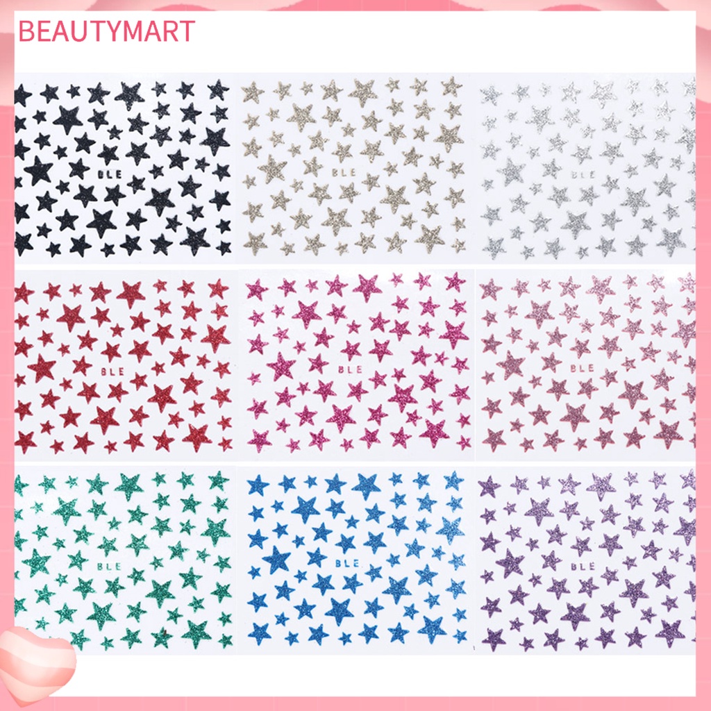 Miếng Dán Trang Trí Móng Tay 3D Lấp Lánh Dành Cho Nữ