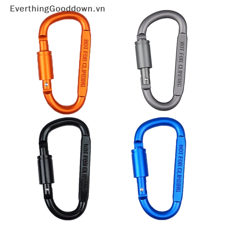 Everthinggooder Khóa Chữ D Bằng Hợp Kim Nhôm Tháo Lắp Nhanh Đa Năng