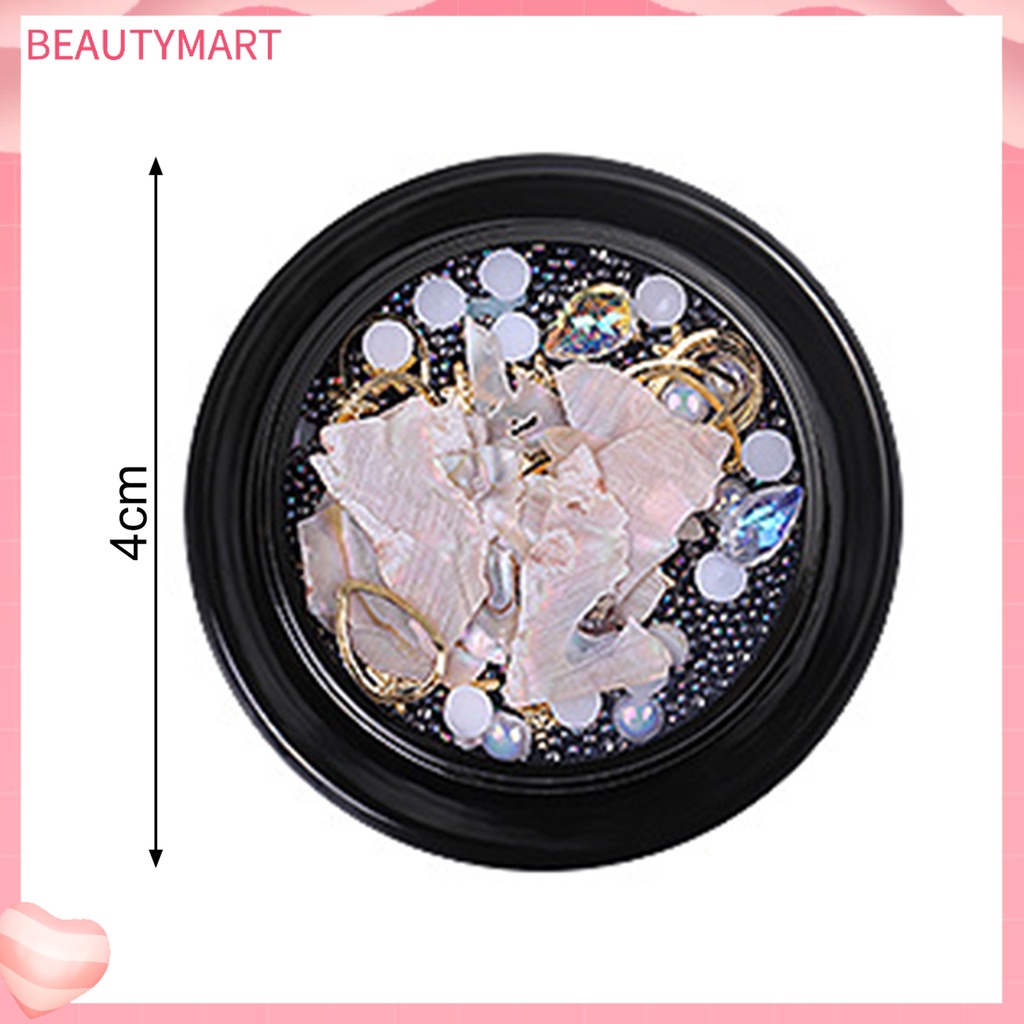 1 Hộp Đá Vỏ Sò Đính Trang Trí Móng Tay Dễ Sử Dụng