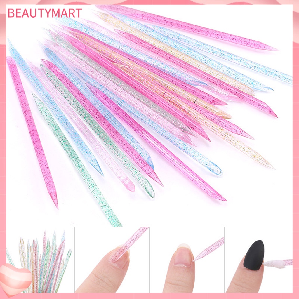 Bộ 50 Cây Bút Hai Đầu Làm Sạch Da Chết Cho Móng Tay / Móng Chân