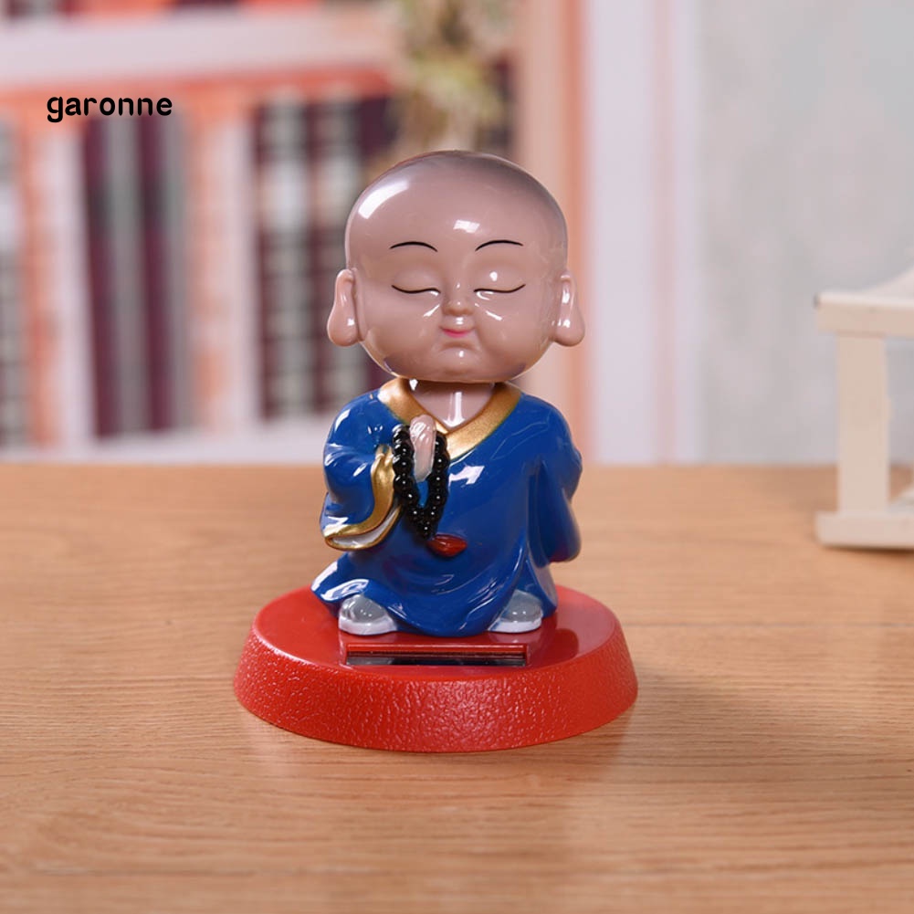 Mô Hình Đồ Chơi Chú Tiểu Hoạt Hình Sử Dụng Năng Lượng Mặt Trời Trang Trí Xe Hơi