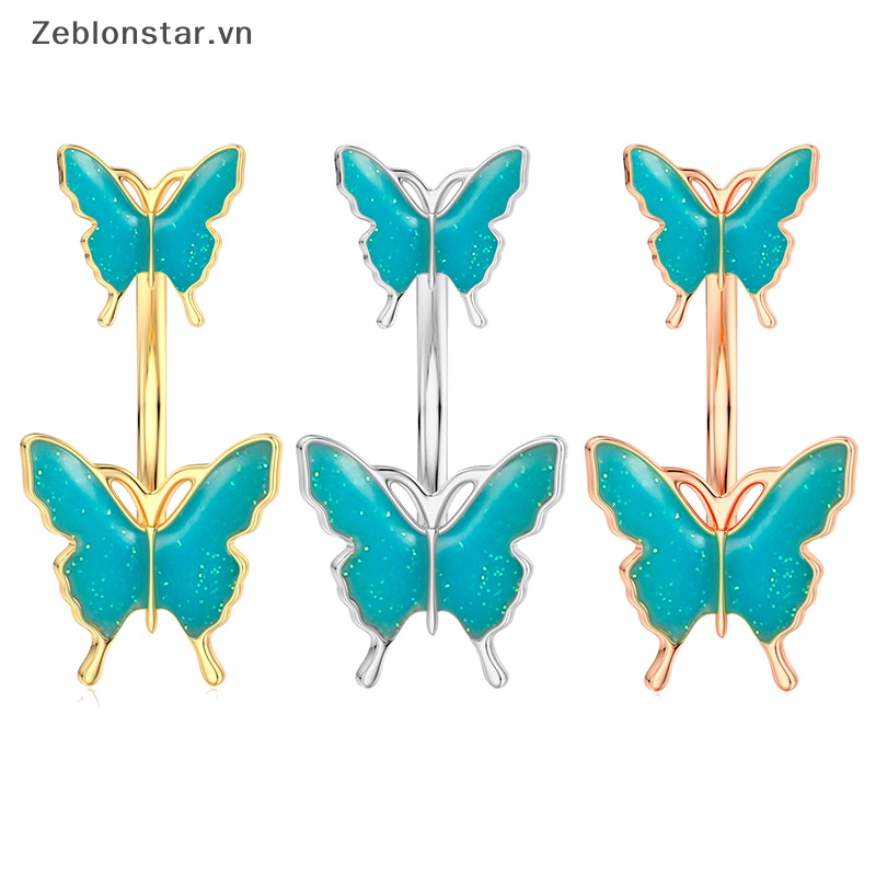 Khuyên Rốn Hình Bướm Bằng Thép Không Gỉ Thời Trang Cho Nữ