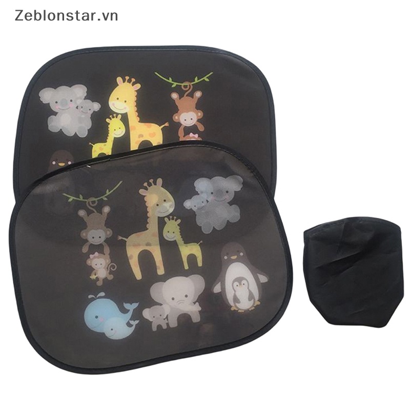 Tấm Che Nắng Cửa Sổ Xe Hơi Họa Tiết Động Vật Độc Đáo