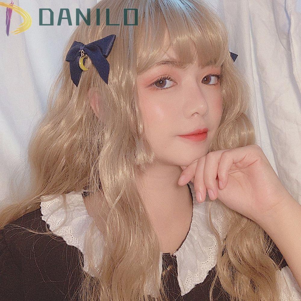 Danilo Kẹp Tóc Hình Mặt Trăng Bằng Vải Sang Trọng Cho Nữ