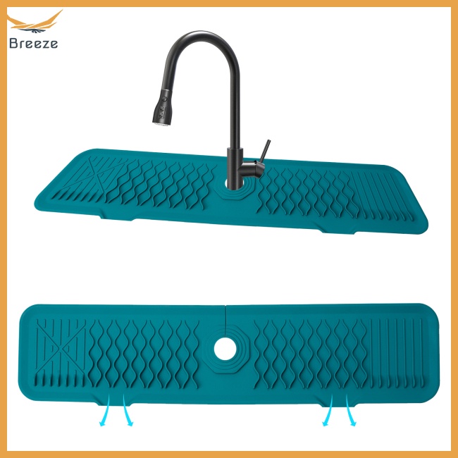 Thảm Silicone Bảo Vệ Đầu Vòi Nước Chống Văng Nhỏ Giọt Cho Nhà Bếp Nhà Tắm