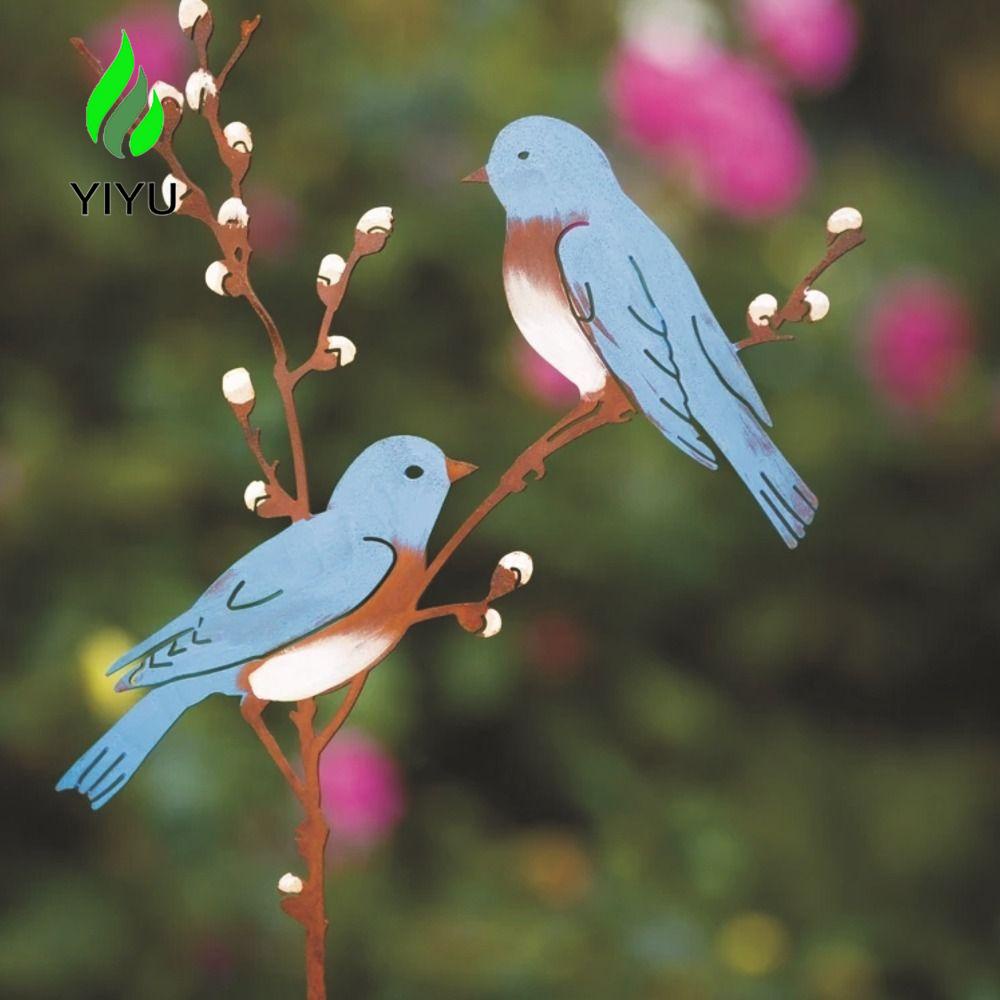 YIYU Tượng Hình Chim Xếp Ly Độc Đáo Trang Trí Vườn Nhà TYLER1