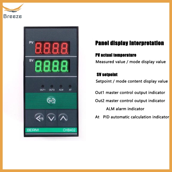 Rơ Le Điều Khiển Nhiệt Độ Kỹ Thuật Số FK02-MV * AN 180-240VAC 0-400 Độ CHB402 SSR