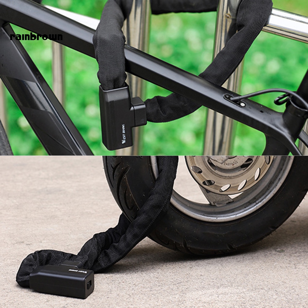 Khóa Xích Xe Đạp Dày Dặn Chống Rơi Vỡ An Toàn Tiện Dụng Cho Hoạt Động Ngoài Trời