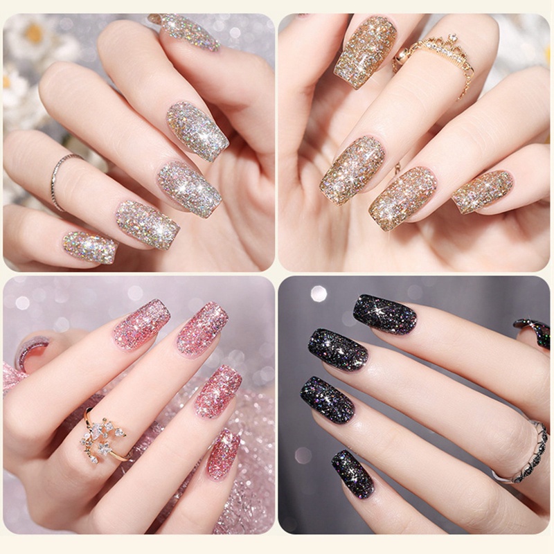 Sơn Móng Tay Gel UV Lấp Lánh Hình Vỏ Sò