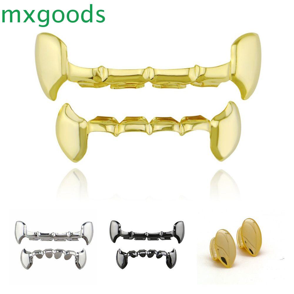 Mxgoods Vỉ Nướng Răng Trên Và Dưới Phong Cách Hip Hop Làm Quà Tặng Trang Sức Cơ Thể Unisex