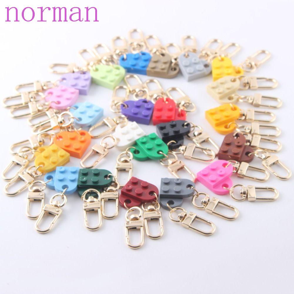 Móc Khóa Hình Viên Gạch Trái Tim Tách Rời Dễ Thương Làm Quà Sinh Nhật / Trang Sức Thời Trang Cho Cặp Đôi