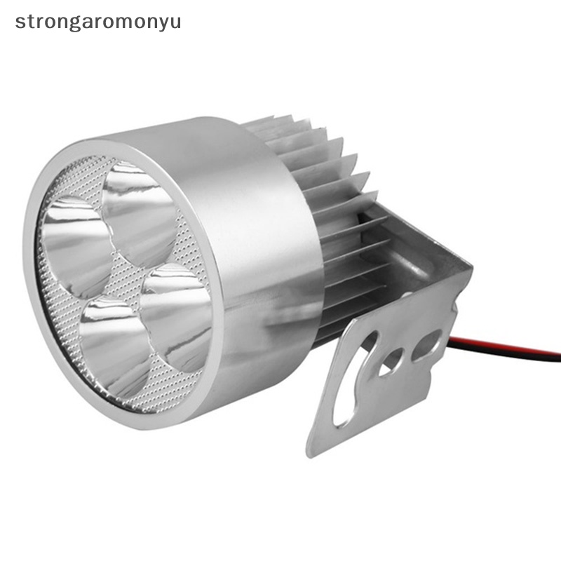 Đèn Pha 4 Bóng Led DRL Chống Thấm Nước 12-85V Chuyên Dụng Cho Xe Mô Tô