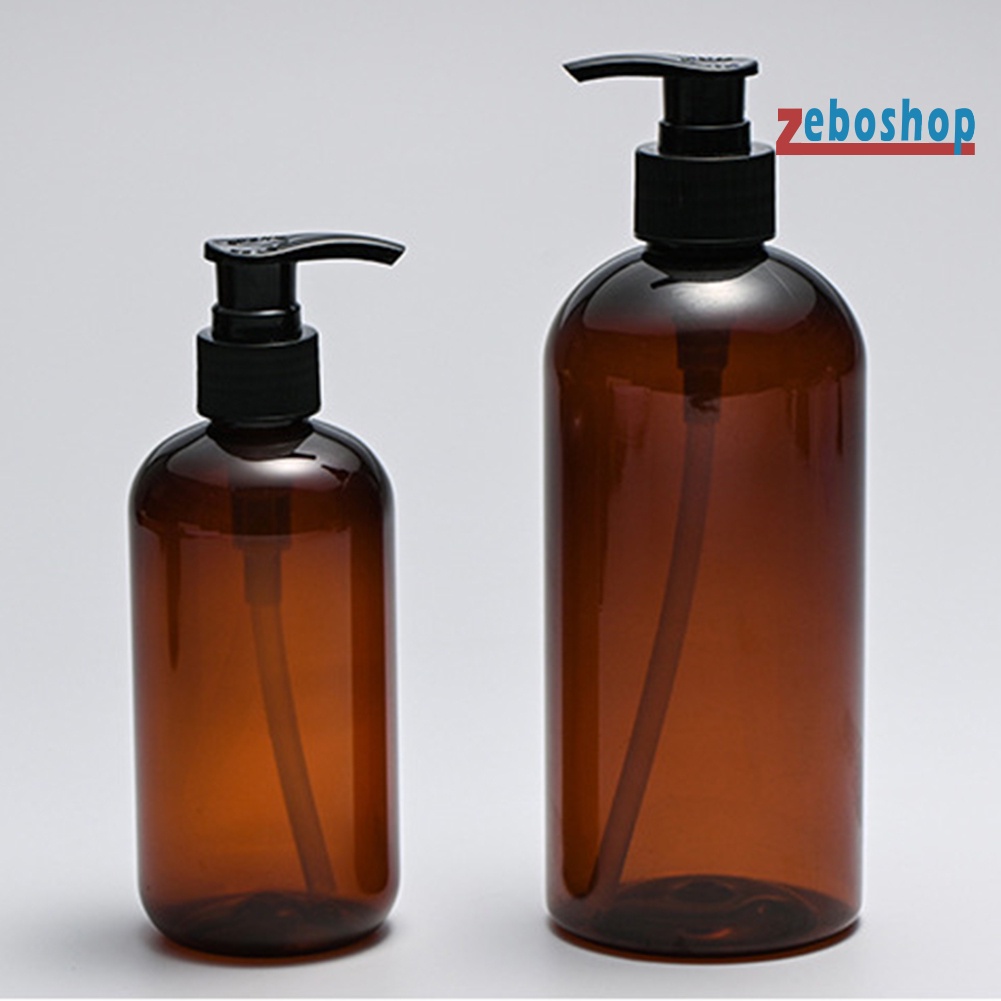 Chai Rỗng Trong Suốt Dạng Nhấn Đựng Xà Phòng Dạng Nhấn 250 / 500ml