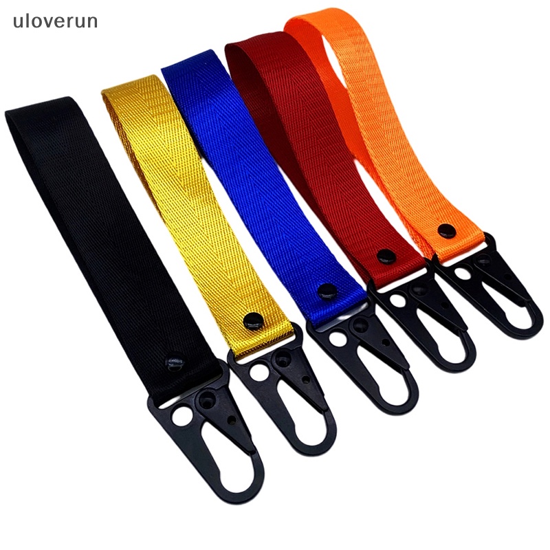 Uloverun Móc Chìa Khóa Xe Hơi / Mô Tô Kèm Dây Đeo Bằng Kim Loại Tiện Dụng