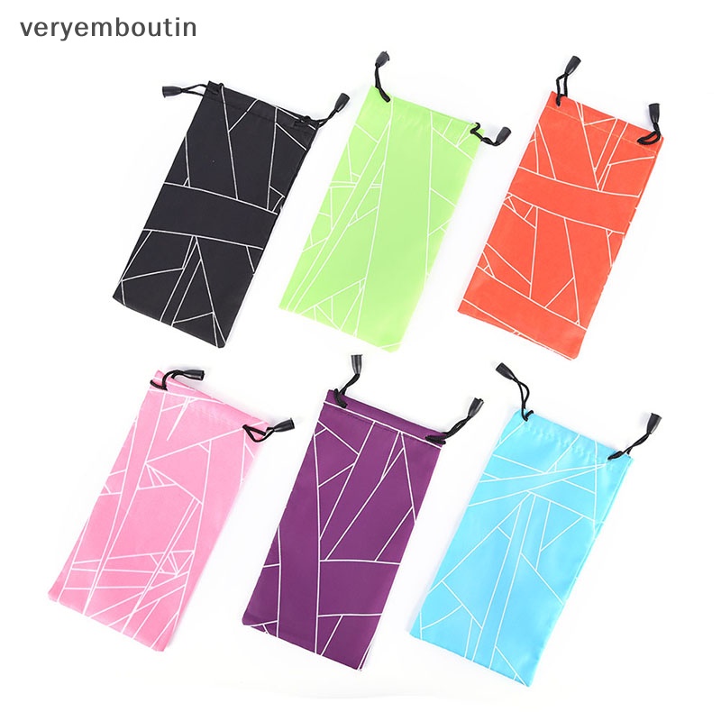 Bộ 5 Túi Đựng Mắt Kính Bằng Vải Mềm Màu Ngẫu Nhiên