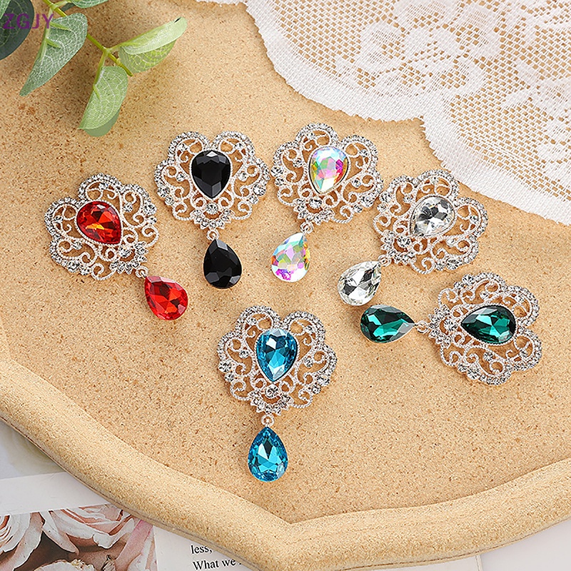 Nút Bấm Đính Đá Trang Trí Quần Áo Diy Kích Thước 52 * 30MM