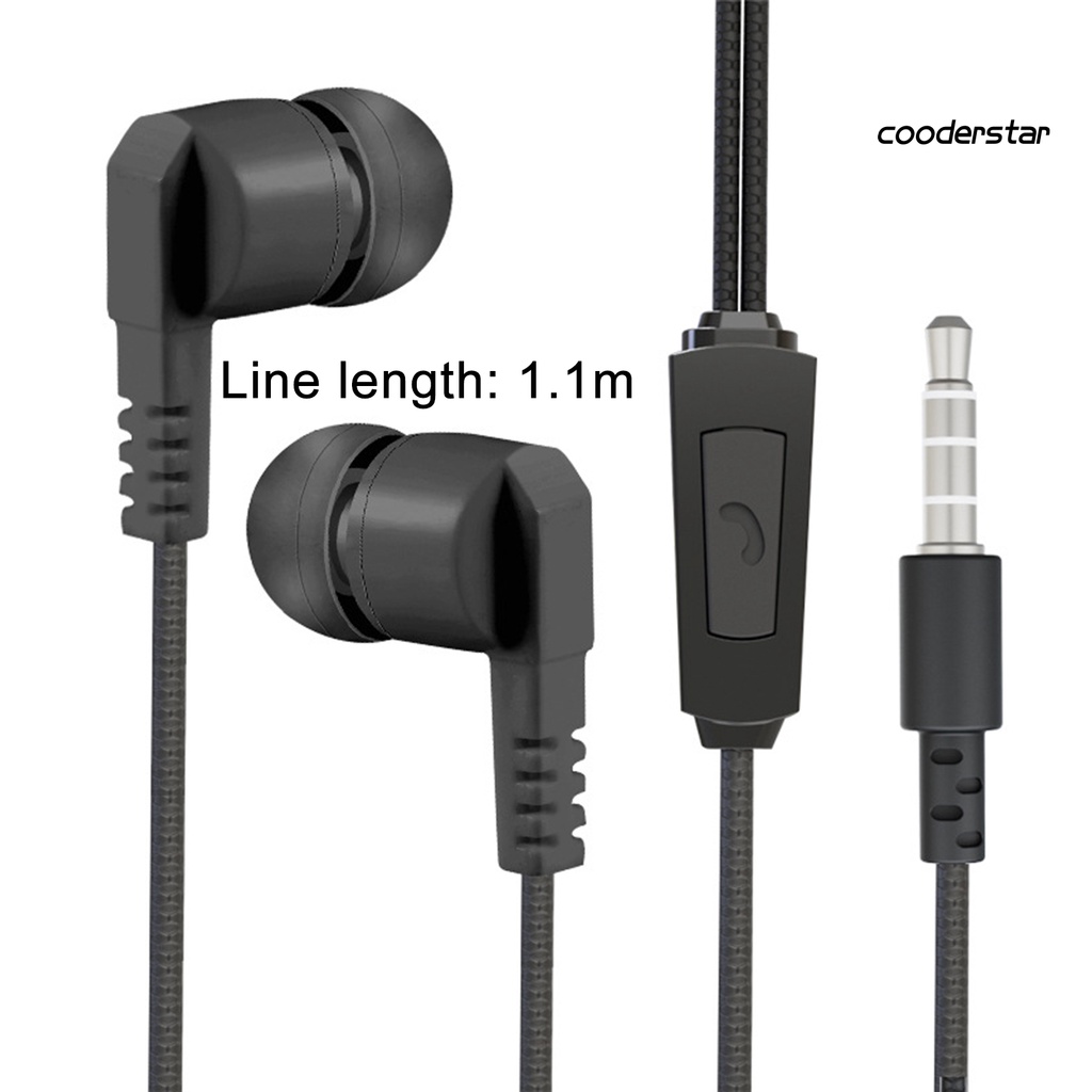 (Coood) Tai Nghe Nhét Tai Có Dây Độ Trung Thực Cao 3.5mm Kèm Mic Cho Thể Thao