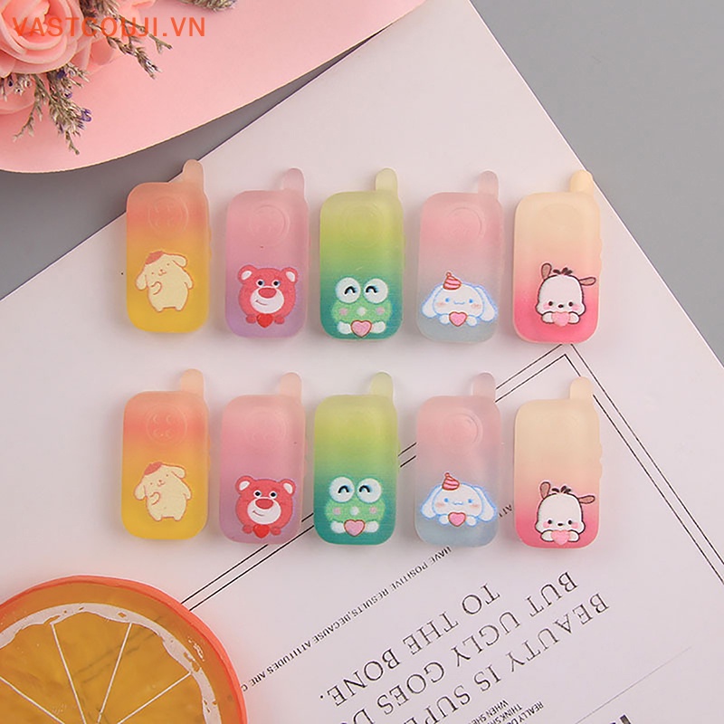 Set 10 Mô Hình Điện Thoại Di Động Đồ Chơi Cho Nhà Búp Bê