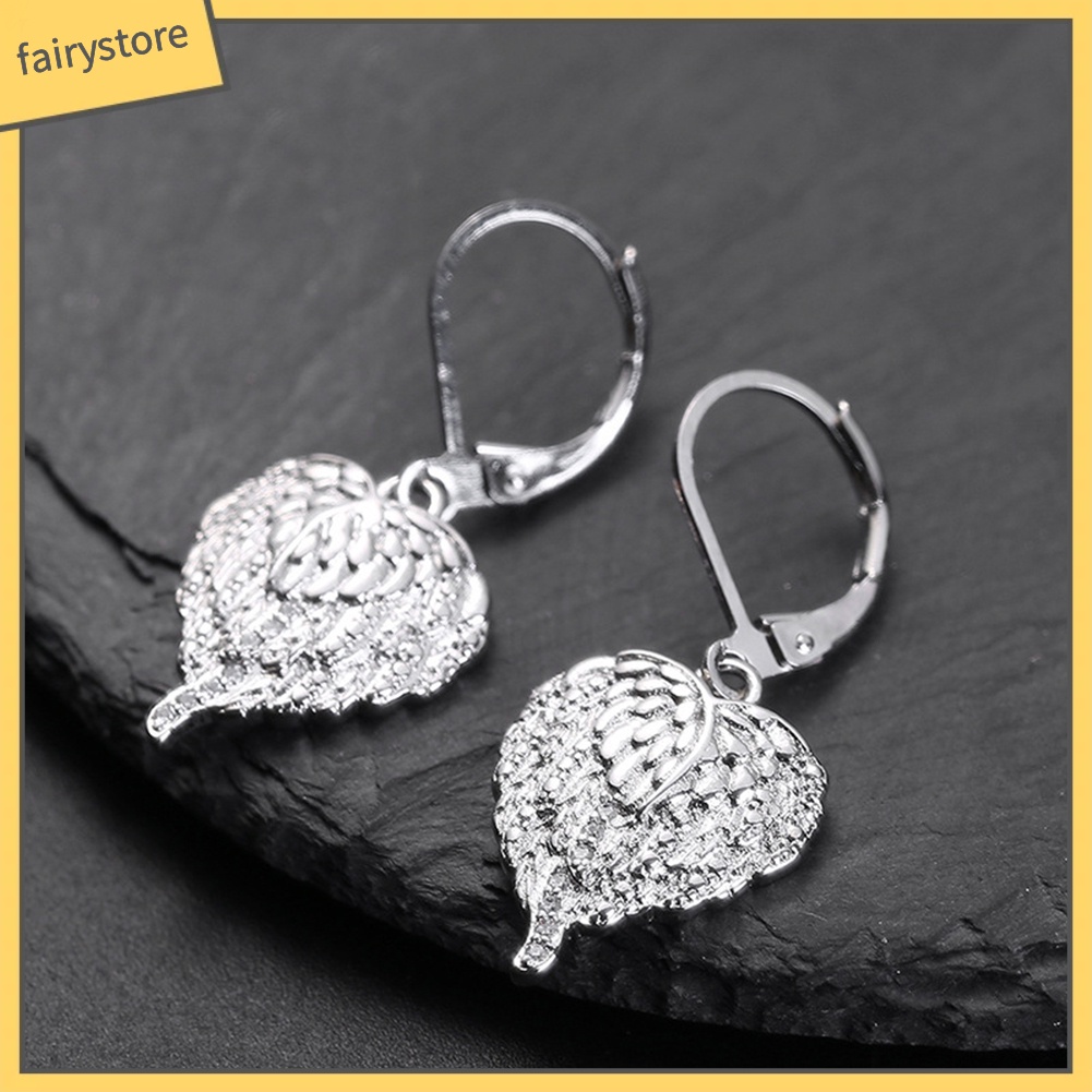 Bông Tai Hình Trái Tim Đính Đá Thời Trang Dành Cho Nữ