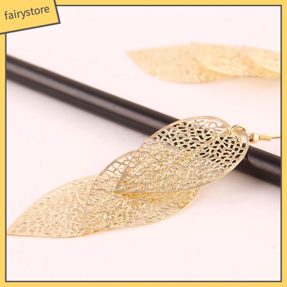 Đôi Bông Tai Hình Chiếc Lá Thời Trang Dành Cho Nữ